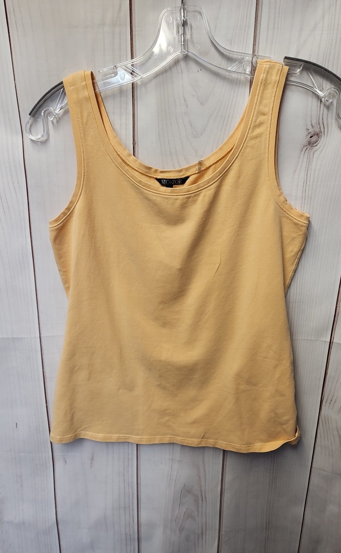 Nic & Zoe Women's Size S Peach Sleeveless Top