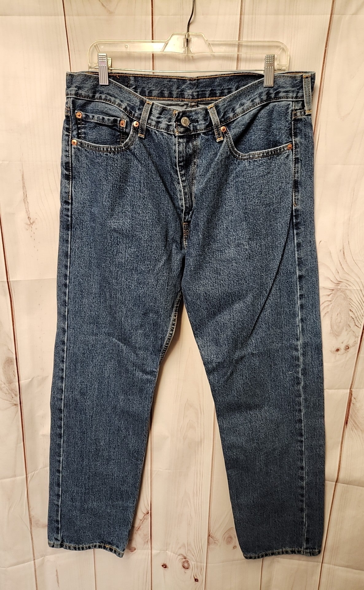 Levis Men's Size 36x32 Blue Jeans 505