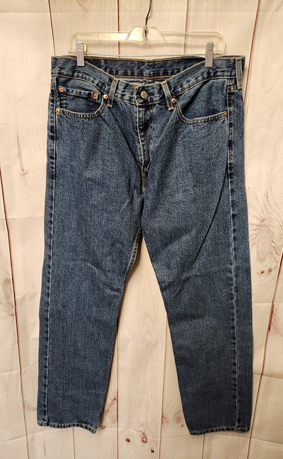 Levis Men's Size 36x32 Blue Jeans 505