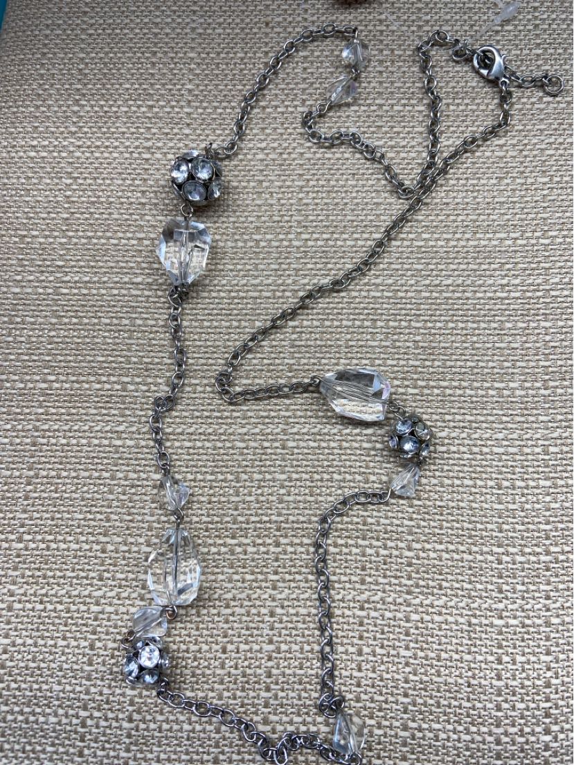 Silver Beaded Necklace