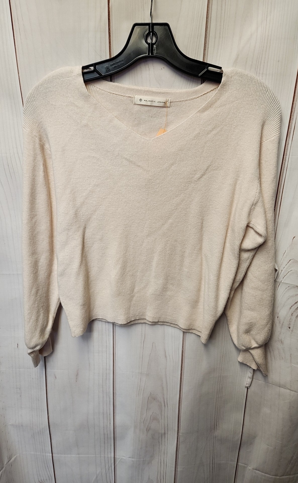 Majestic Legon Women's Size M Beige Sweater