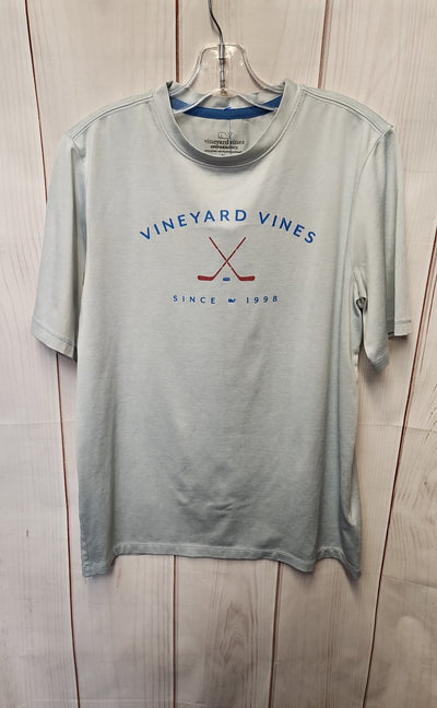 Vineyard Vines Boy's Size 12/14 Blue Shirt