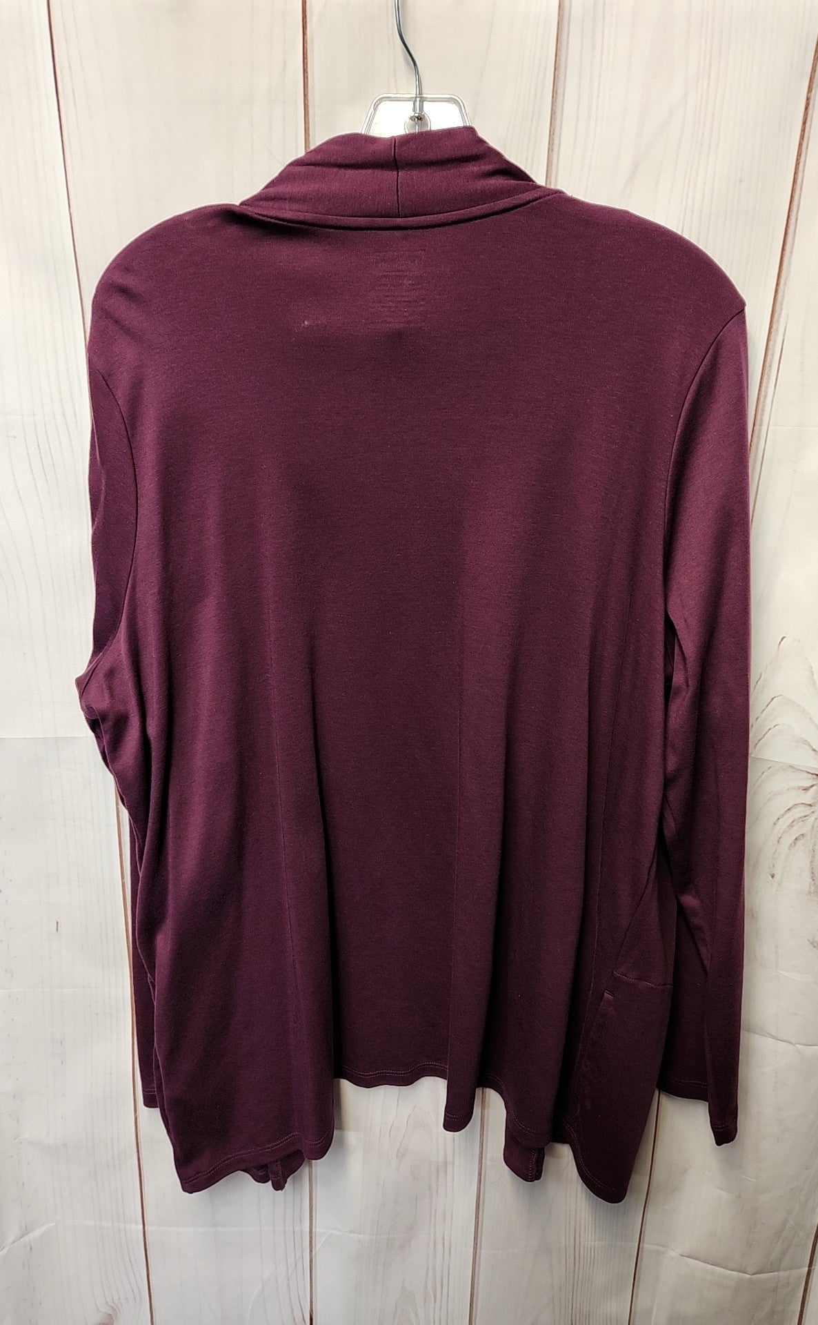 LL Bean Women's Size 1X Purple Cardigan