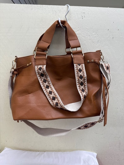 Ah-Dorned Brown Tote Bag