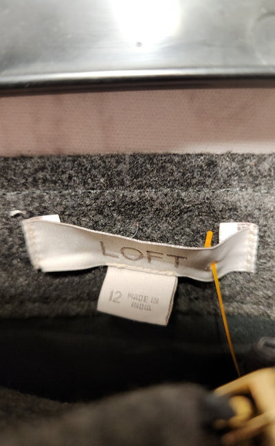 Loft Women's Size 12 Gray Skirt