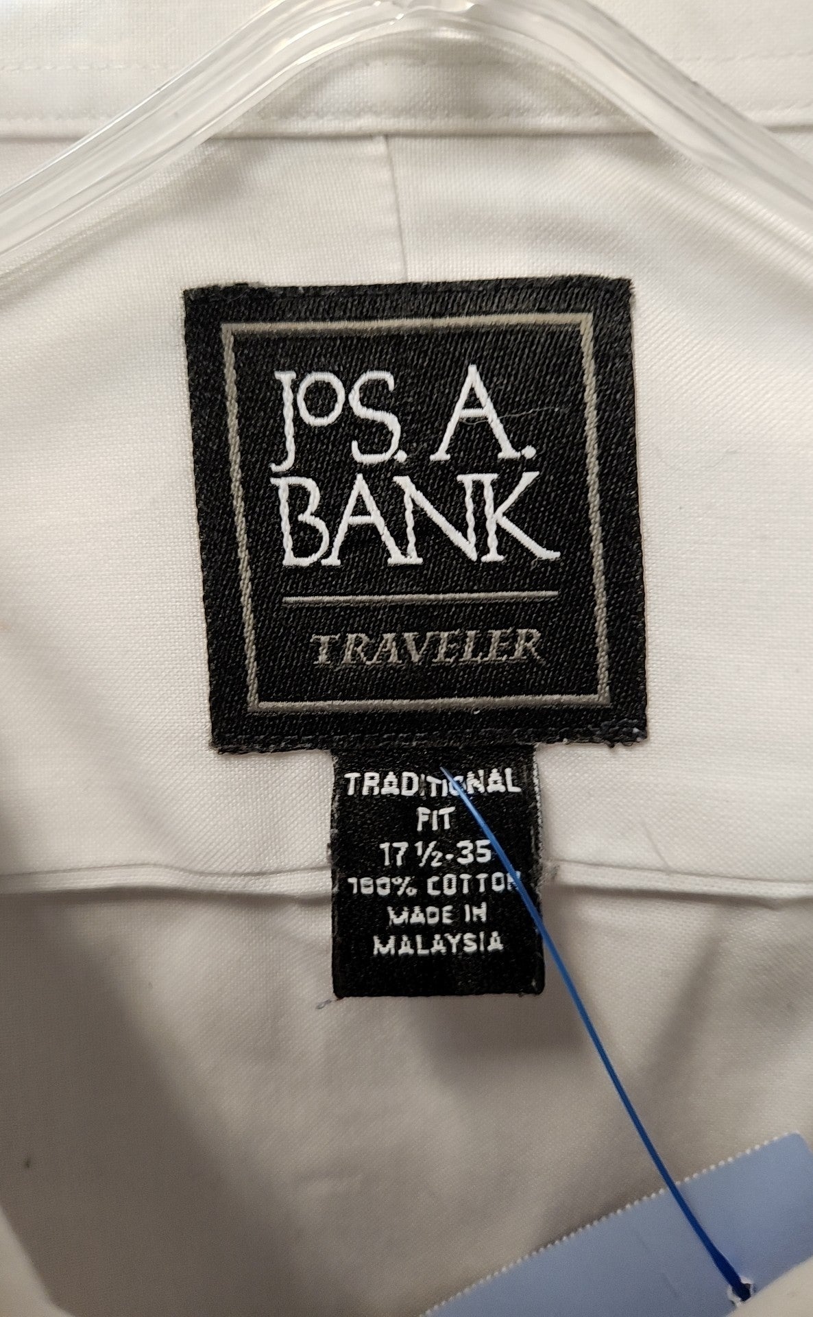 Jos A Bank Men's Size XL White Shirt