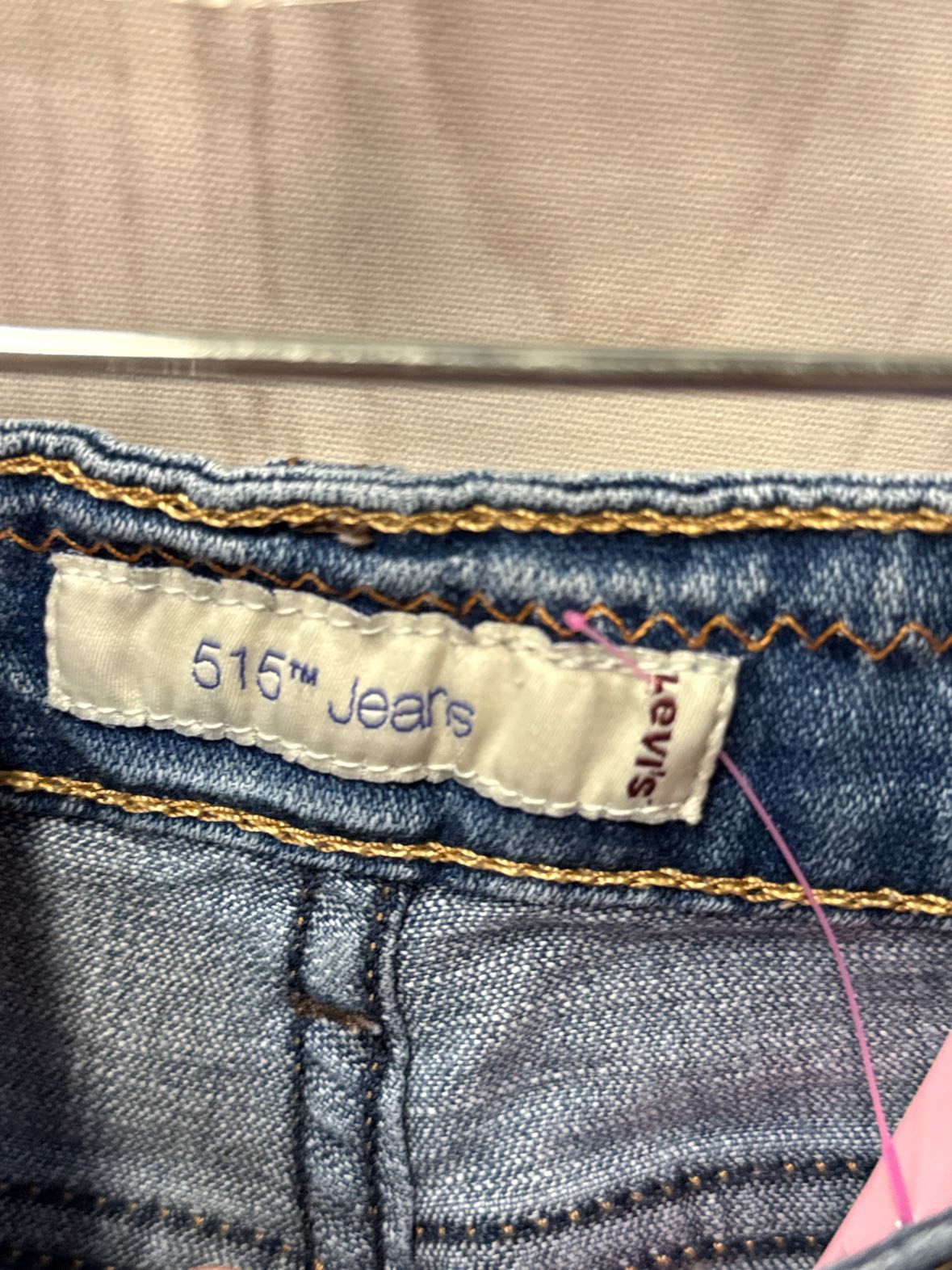 Levis Women's Size 8 Petite Blue Capris