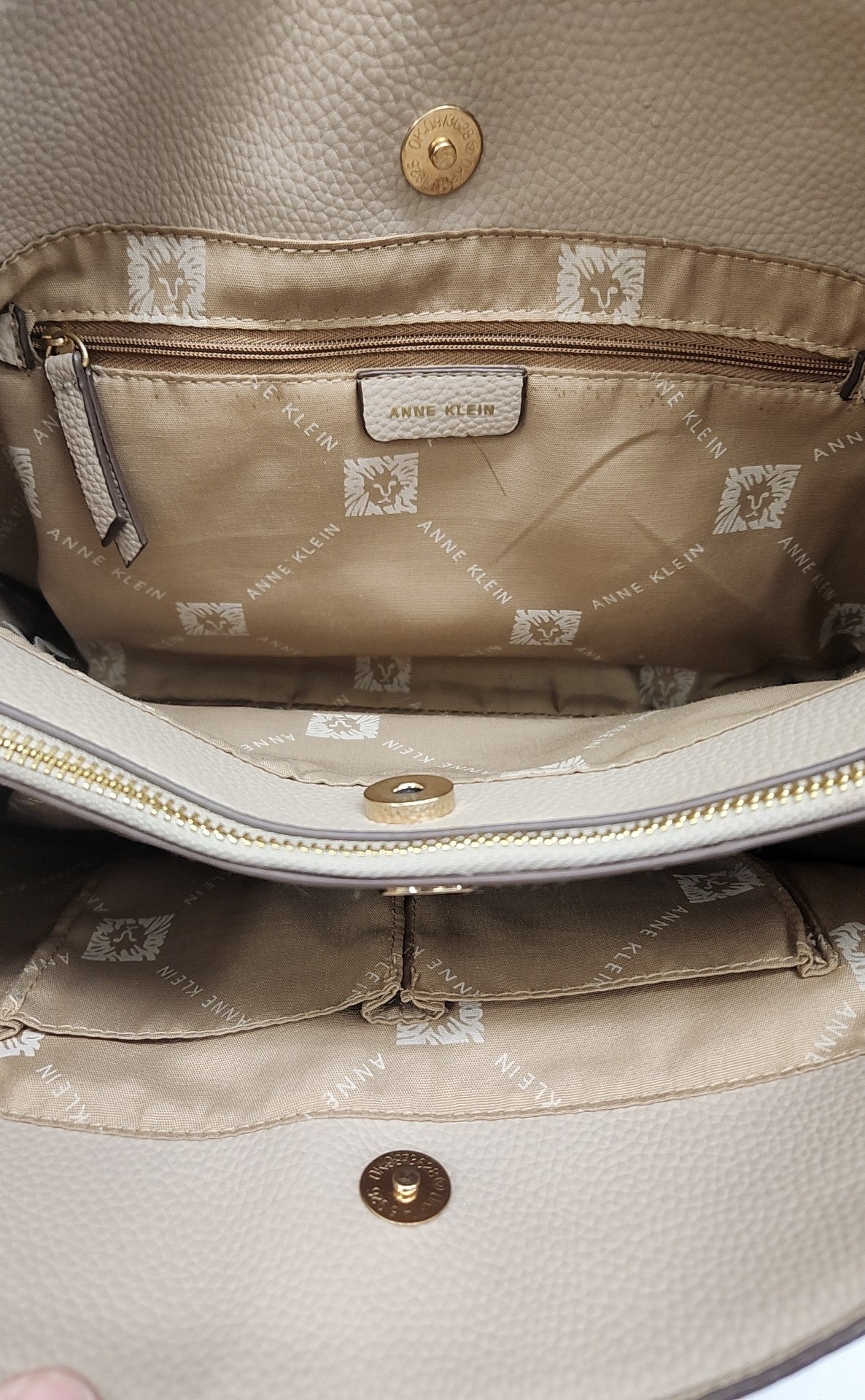 Anne Klein Tan Purse Bag