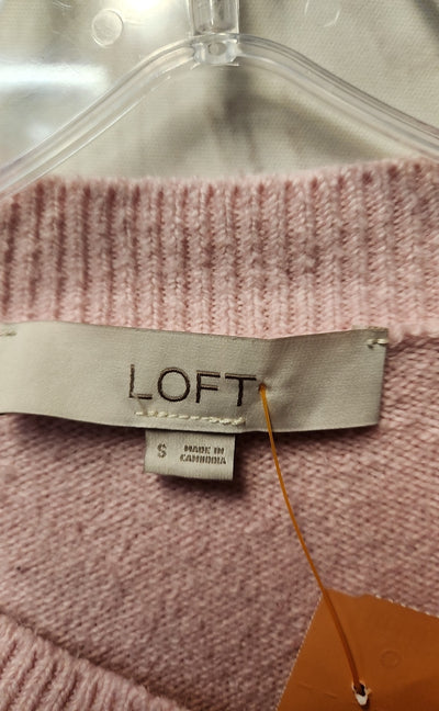 Loft Women's Size S Pink Sweater