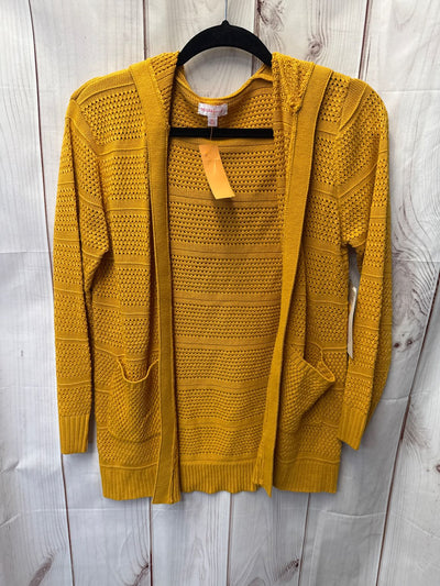 Design History Women's Size XL Yellow Cardigan