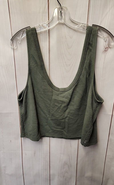 NWT Aerie Women's Size XL Green Sleeveless Top