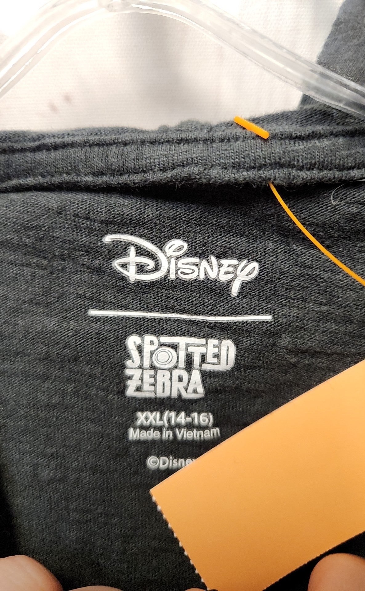 Disney Girl's Size 14/16 Black Shirt