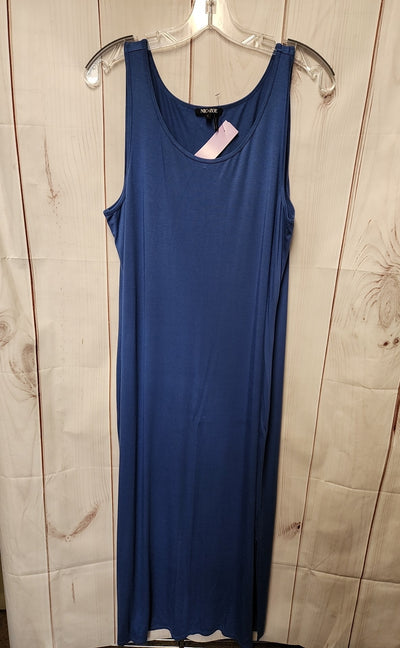 Nic & Zoe Women's Size L Blue Dress