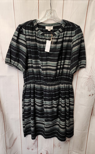 NWT Loft Women's Size M Black Dress