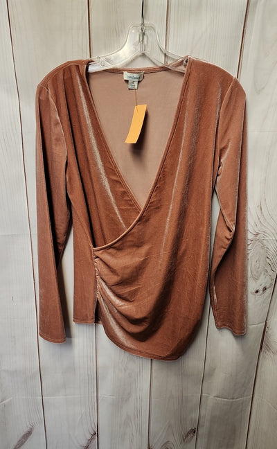 Sundance Women's Size S Peach Long Sleeve Top
