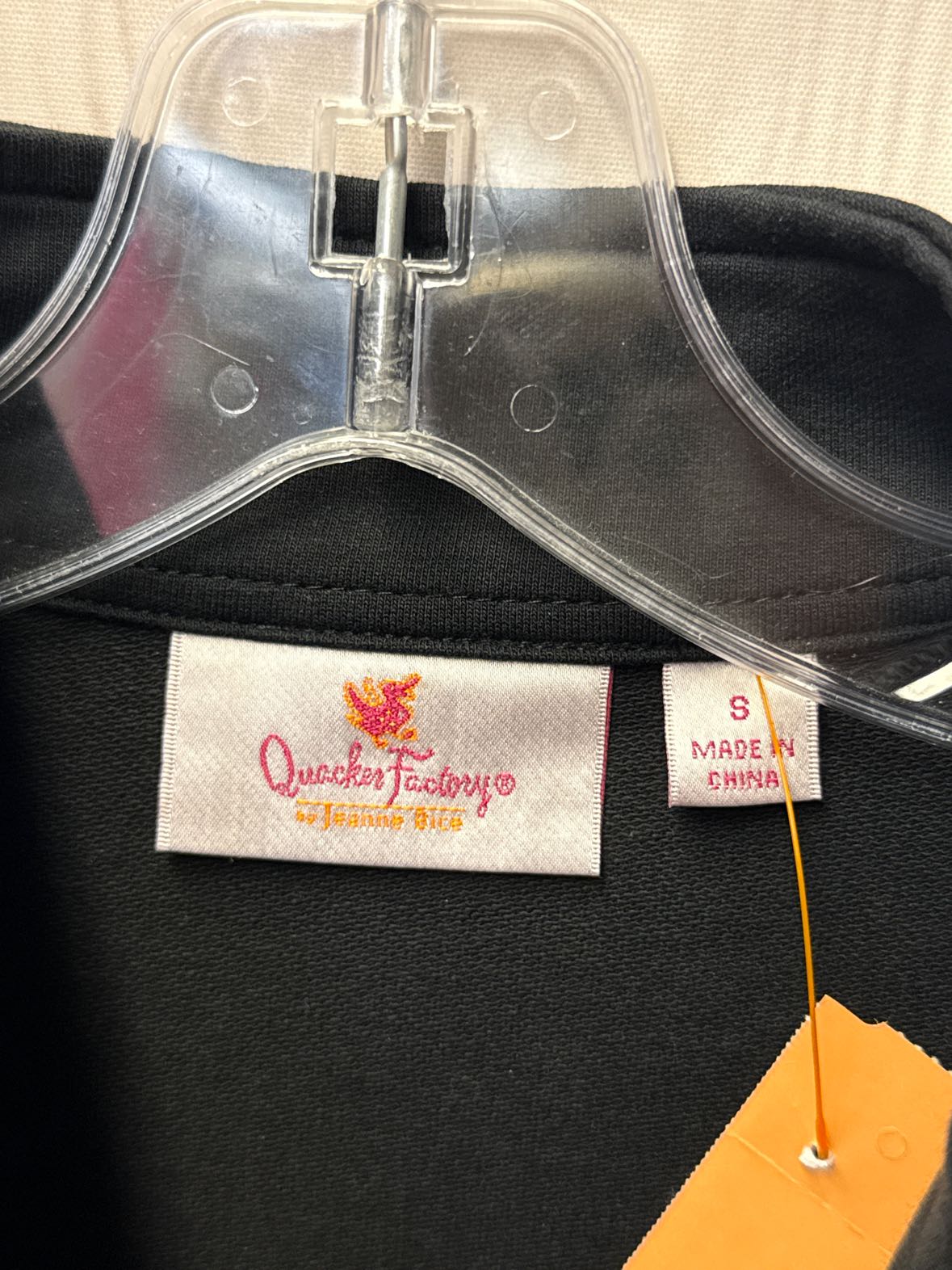 Quacker Factory Women's Size S Black Jacket