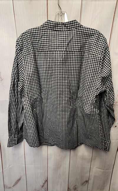 Talbots Women's Size 18 Petite Black Long Sleeve Top
