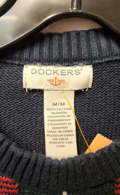 Dockers Men's Size M Navy Sweater