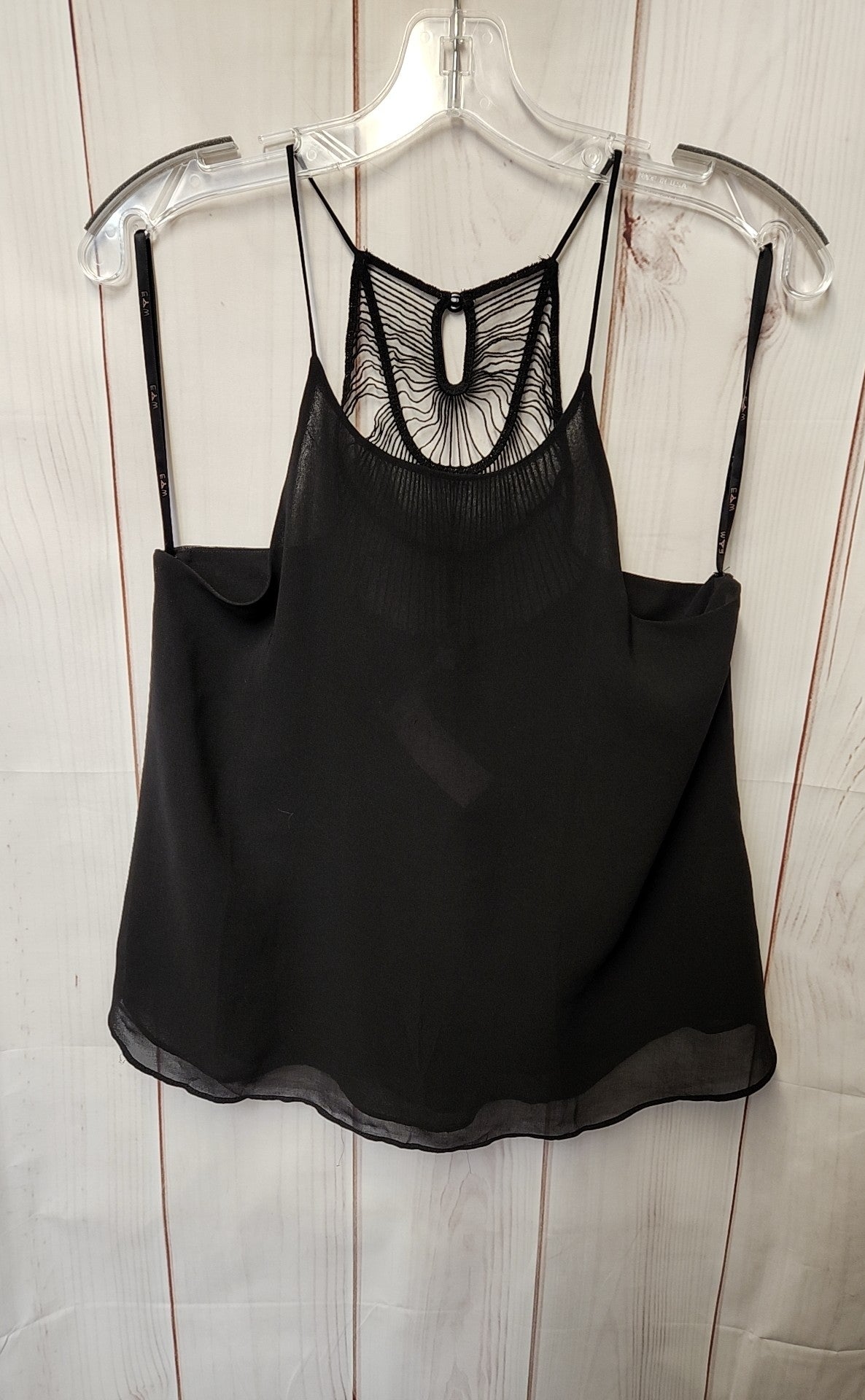 Em Women's Size M Black Sleeveless Top