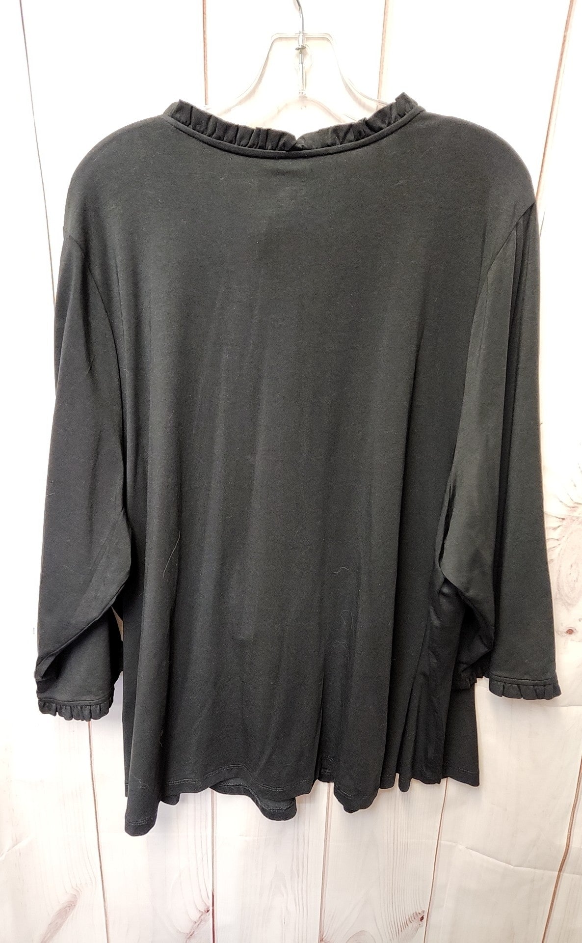 Lands End Women's Size 3X Black Long Sleeve Top