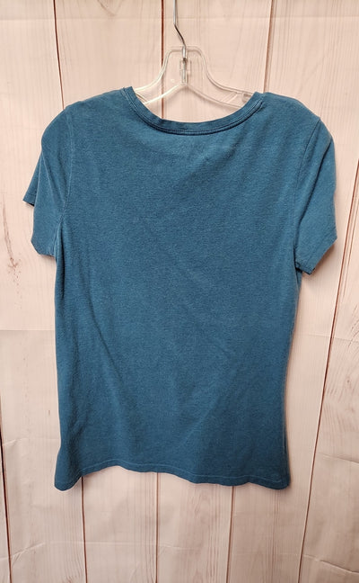 Sonoma Women's Size M Teal Short Sleeve Top