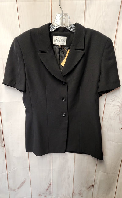 Le Suit Women's Size 10 Black Jacket