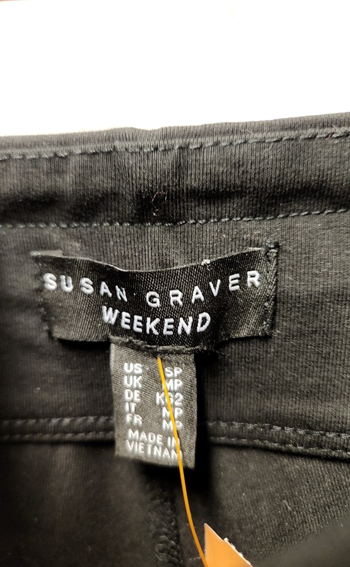 Susan Graver Women's Size S Petite Black Pants