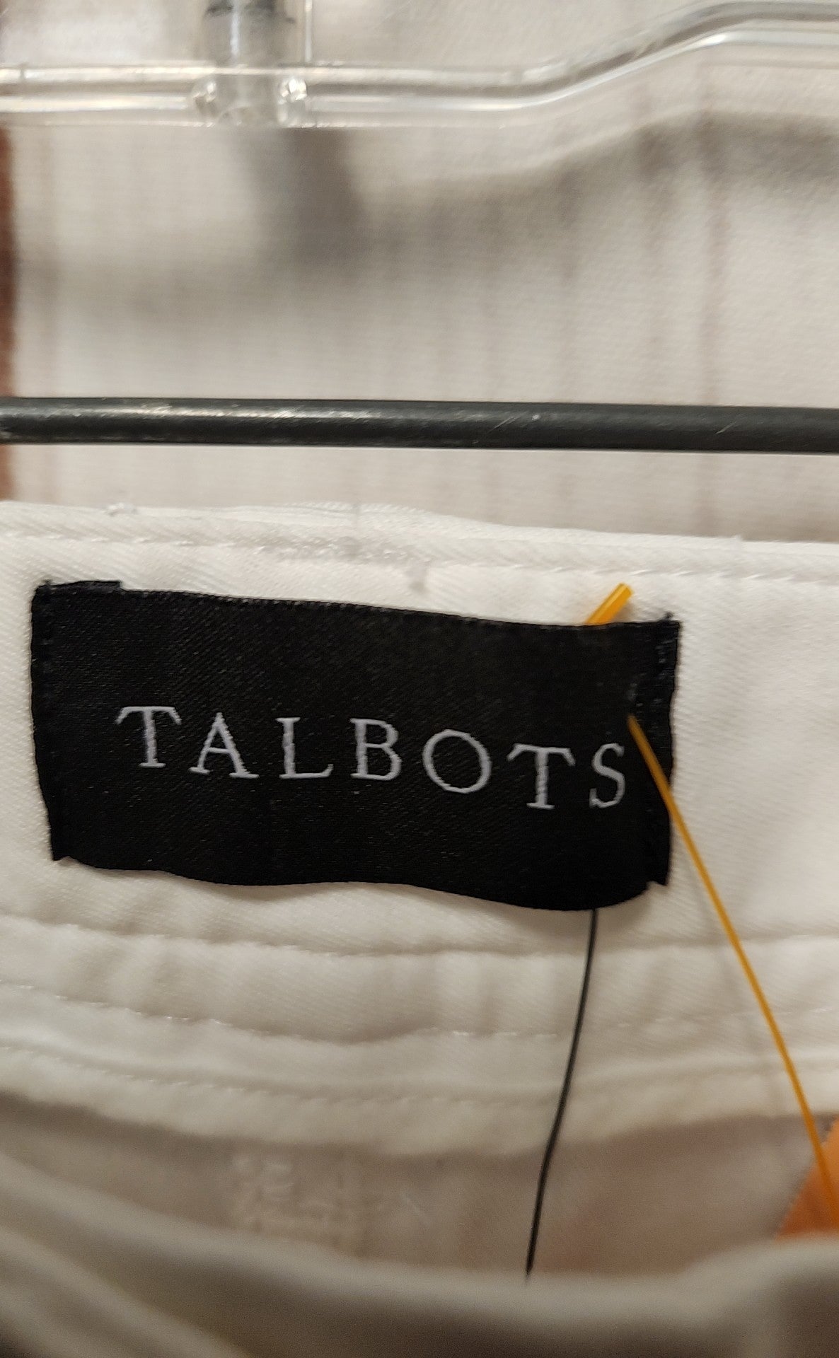 Talbots Women's Size 16 White Pants Relaxed Chino