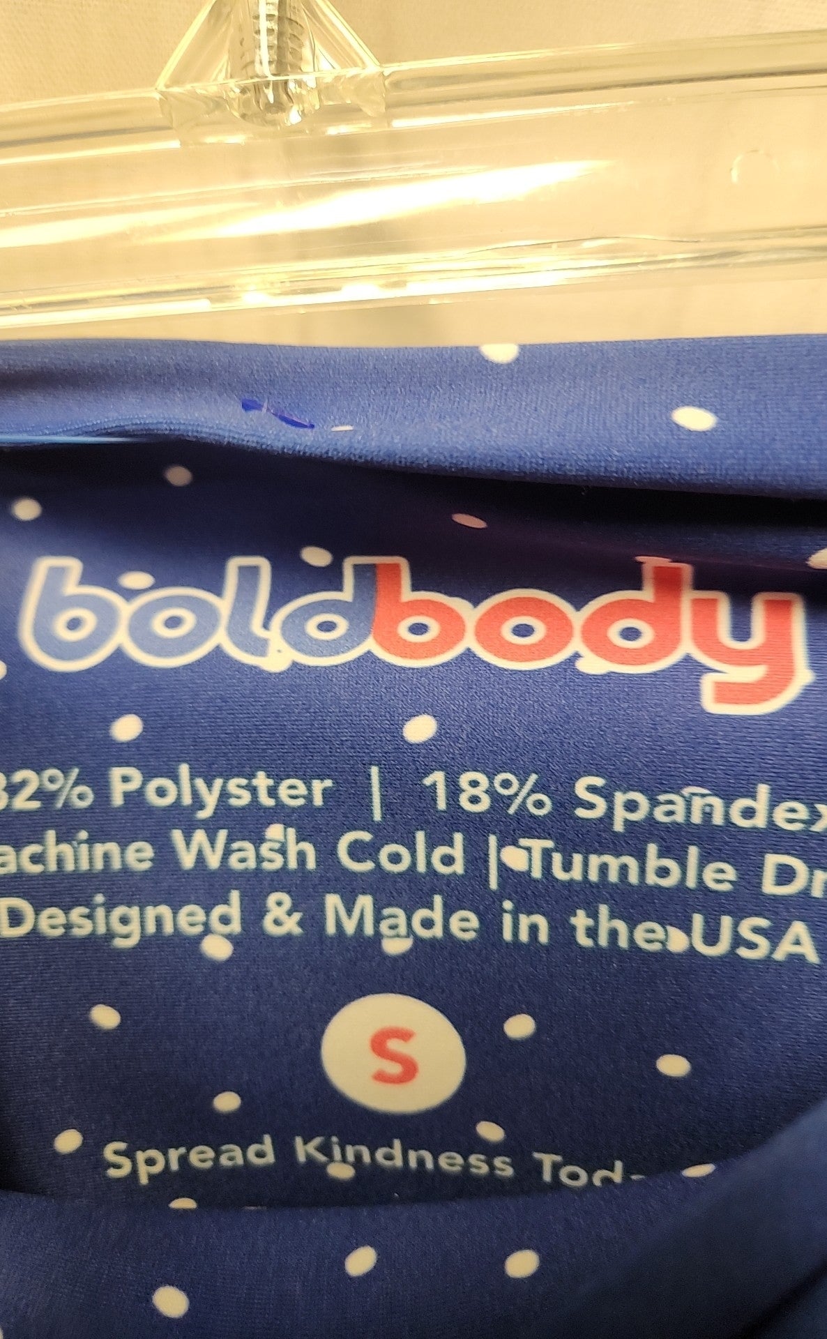 Bold Body Women's Size S Blue Leggings