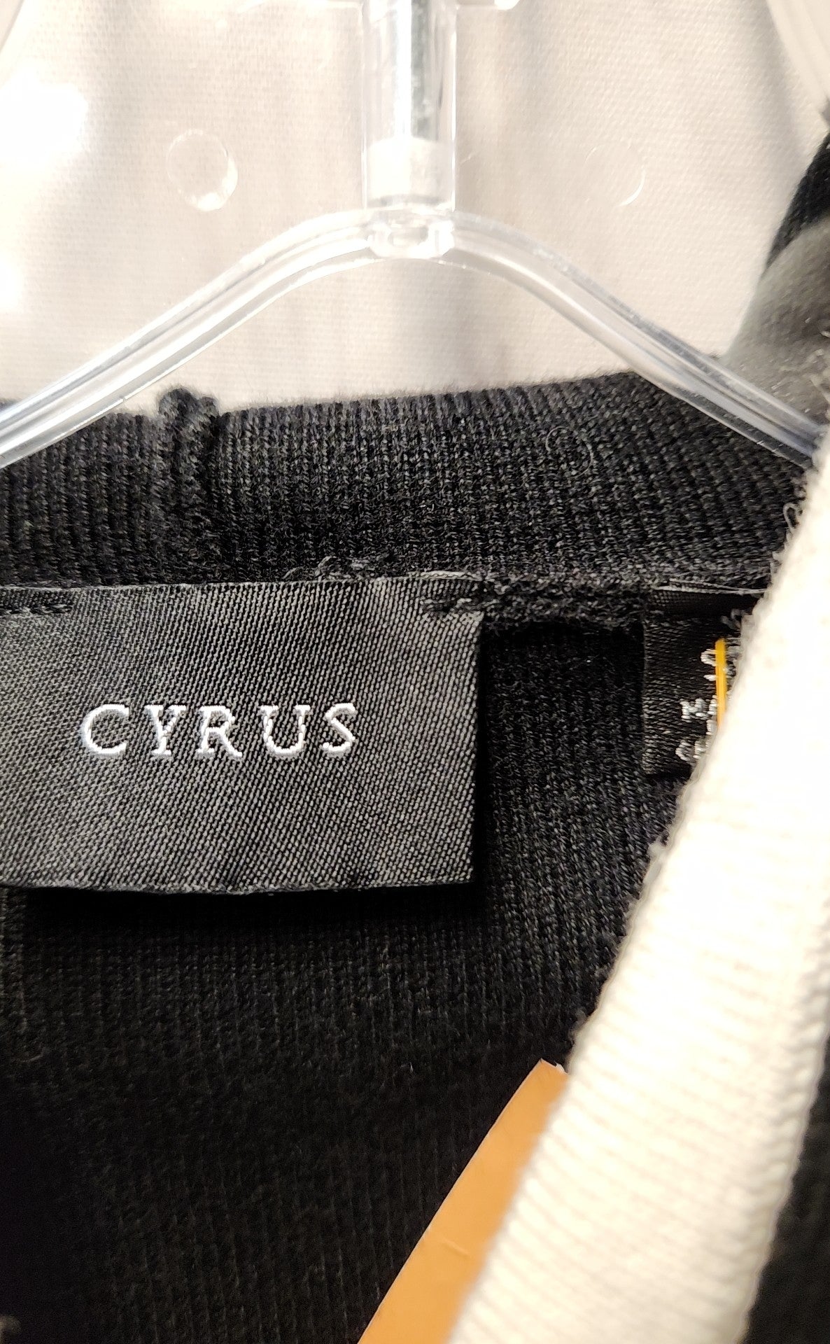 Cyrus Women's Size S Black Hooded Sweater
