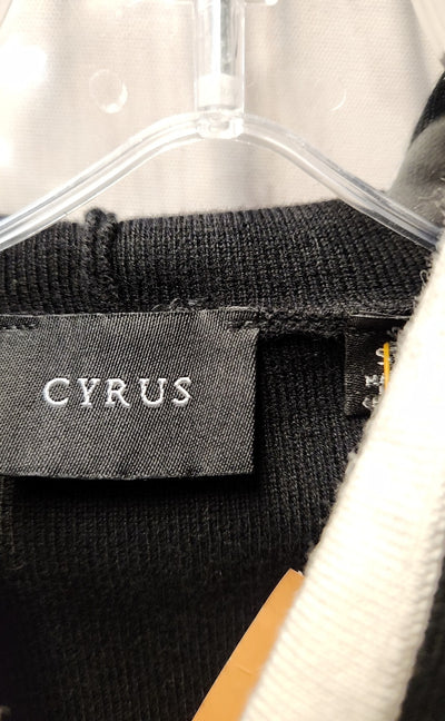 Cyrus Women's Size S Black Hooded Sweater