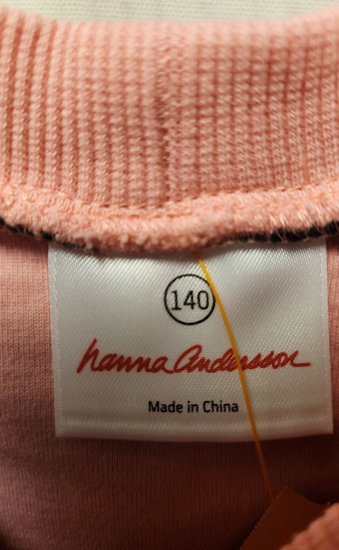 Hanna Andersson Girl's Size 10 Pink & Brown Sweatshirt