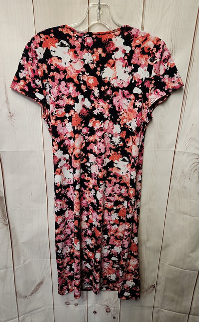 Jones New York Women's Size M Pink Floral Dress