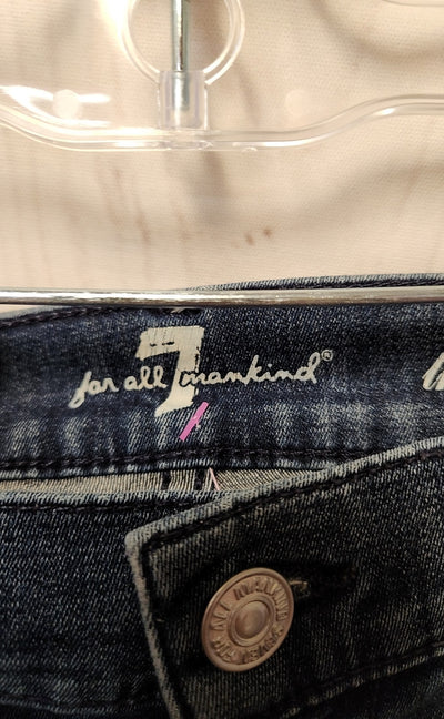 7 For All Mankind Women's Size 28 (5-6) Blue Jeans The Skinny
