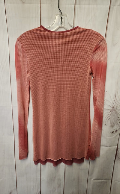 Zara Women's Size S Red Long Sleeve Top