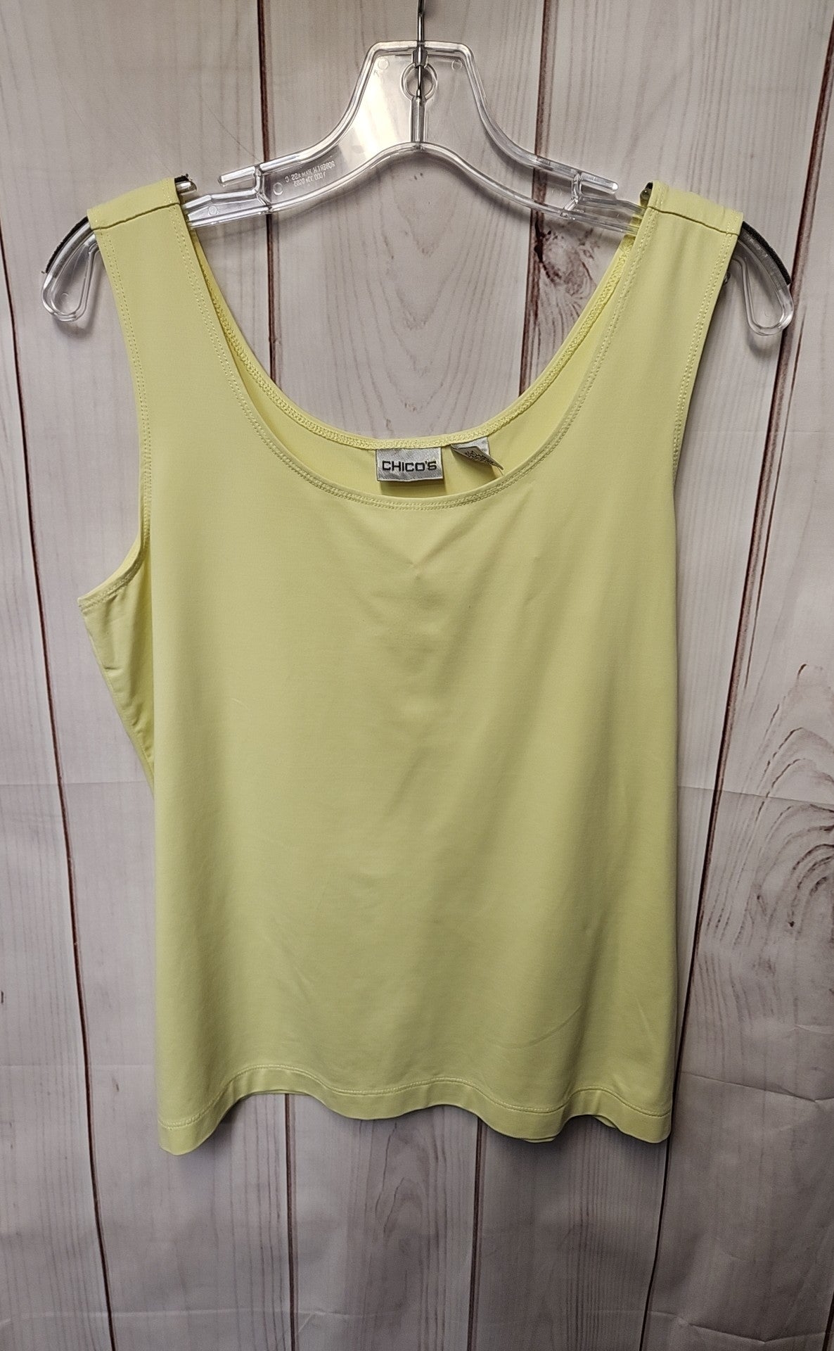 Chico's Women's Size 2 = US L Yellow Sleeveless Top