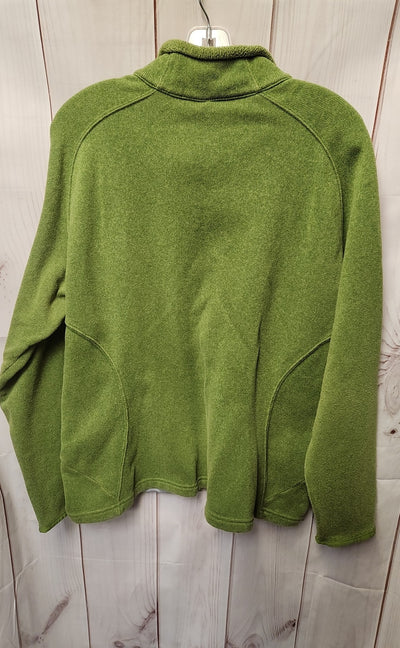 Lands End Women's Size XL Green Sweatshirt