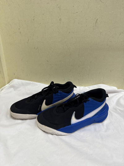 Nike Team Hustle D 10 Boy's Size 4-1/2 Blue Sneakers