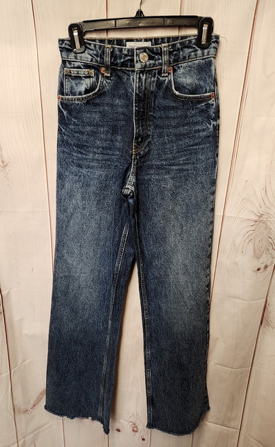 Zara Women's Size 27 (3-4) Blue Jeans
