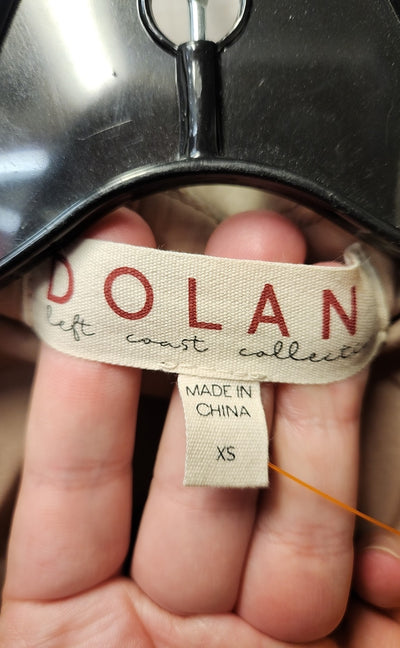 Dolan Women's Size XS White & Tan Jacket