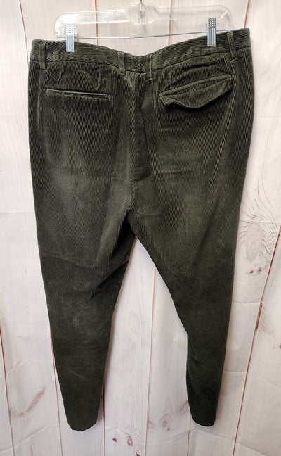 Le 31 Men's Size 36 Green Corduroy Pants