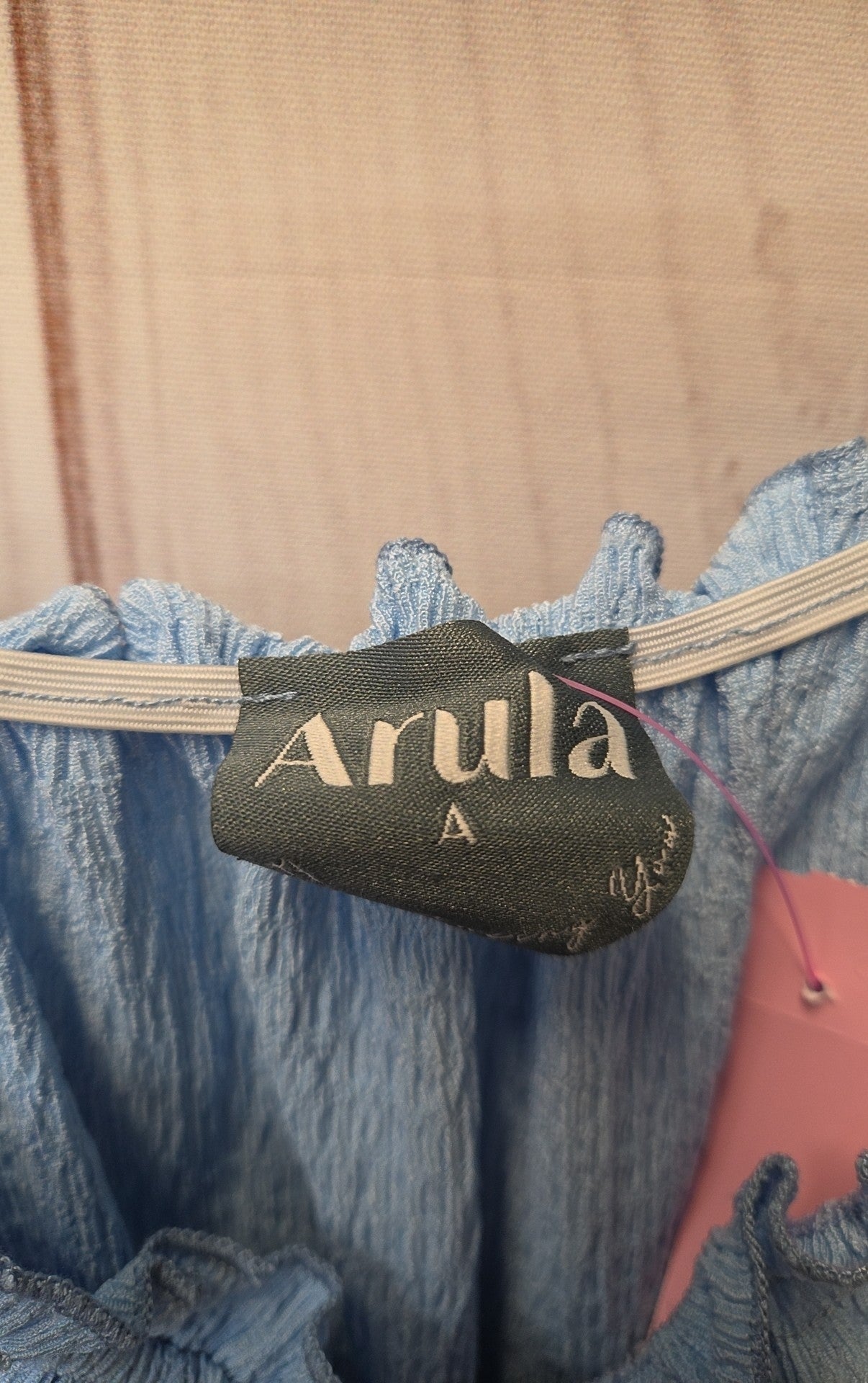 arula blue dress Arula white blue dress