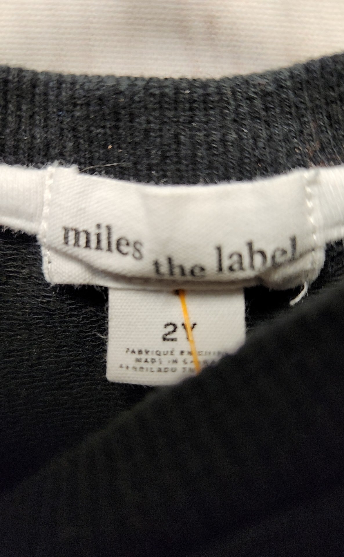 Miles Boy's Size 2 Black Sweatshirt