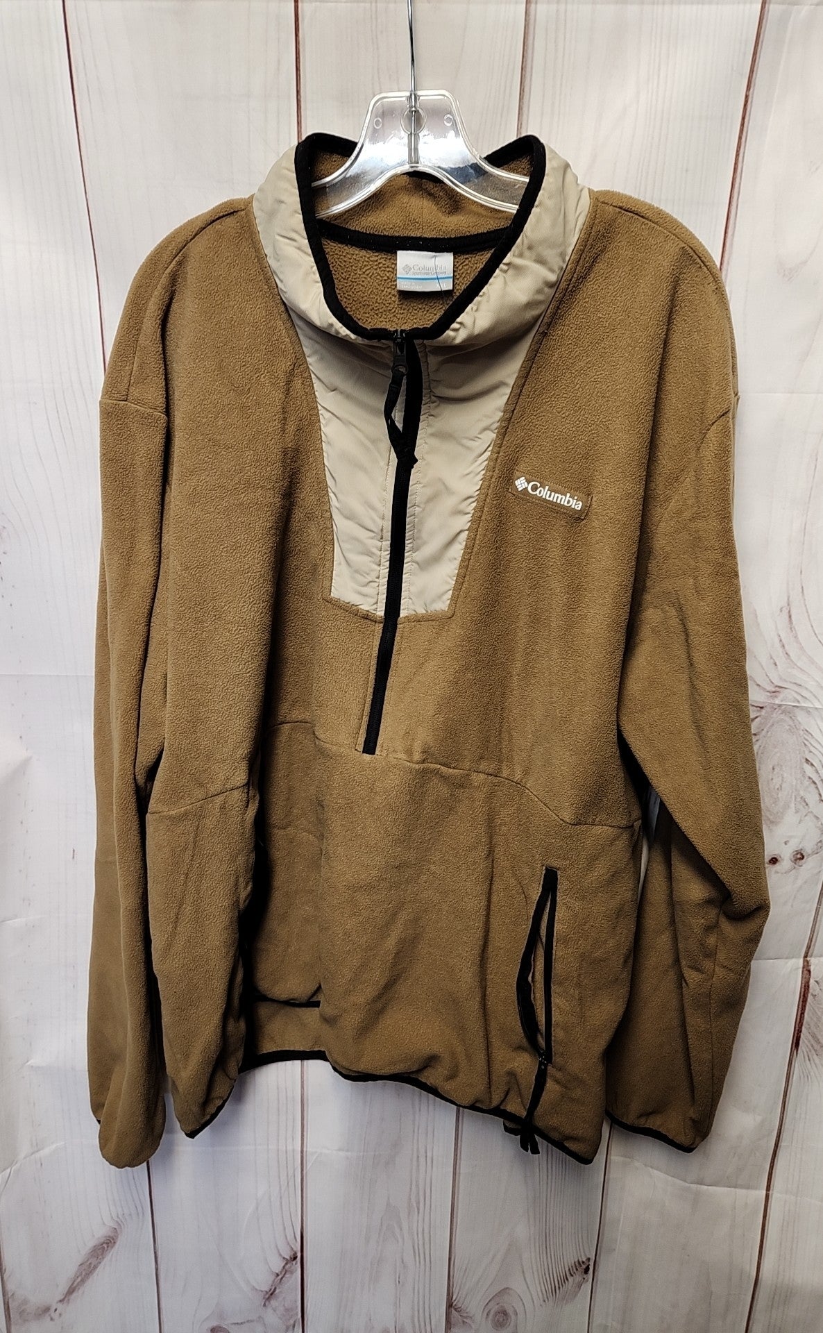 Columbia Men's Size XXL Tan Sweatshirt