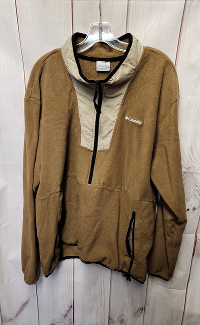Columbia Men's Size XXL Tan Sweatshirt