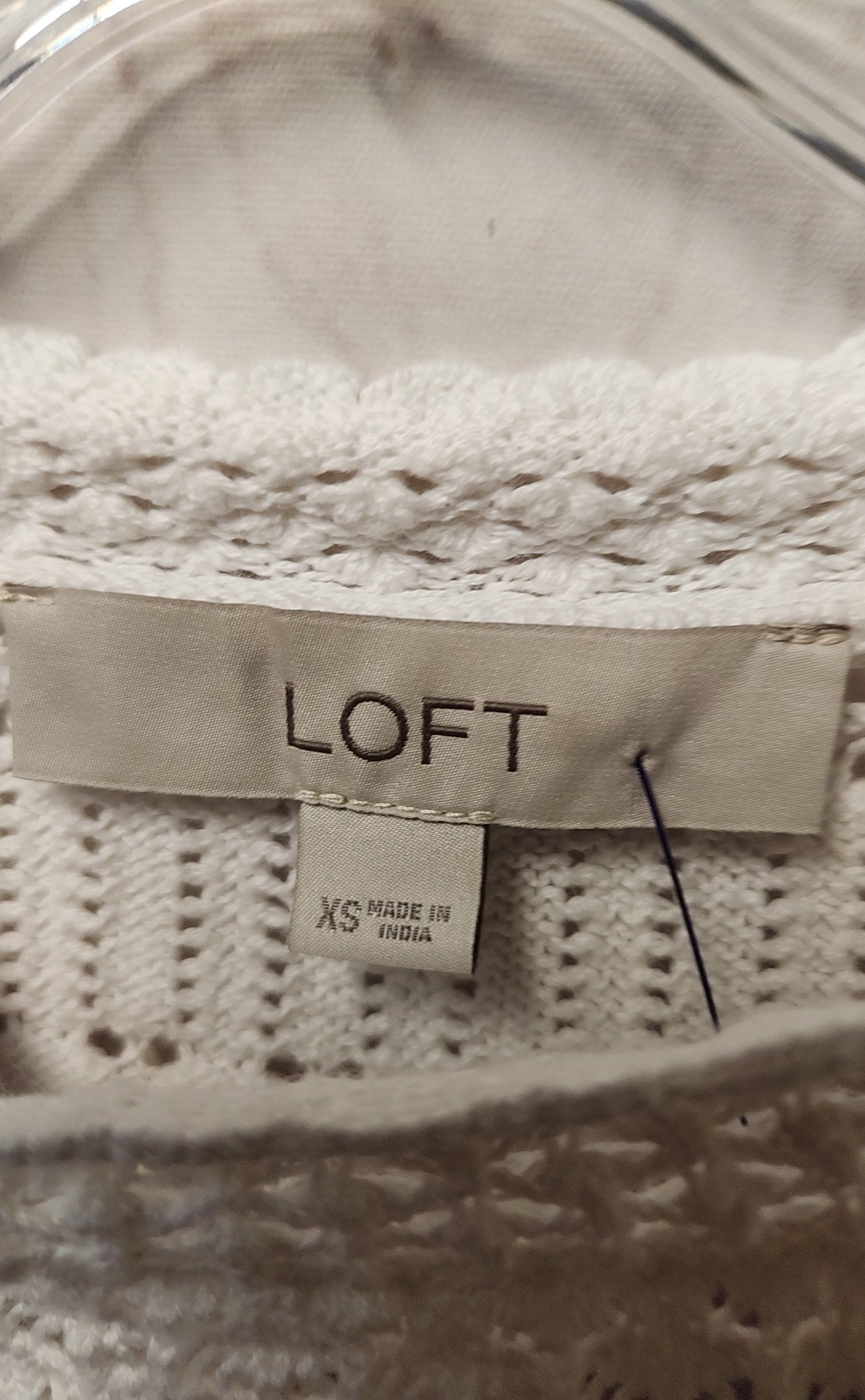 Loft Women's Size XS White Sweater