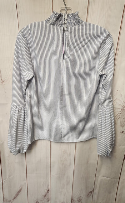 English Factory Women's Size S Blue Long Sleeve Top