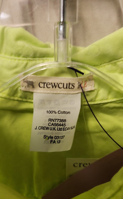 Crewcuts Boy's Size 12 Green Shirt