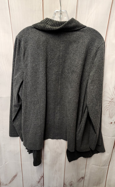 Zenergy - Chico's Women's Size 3 = US XL Gray Cardigan