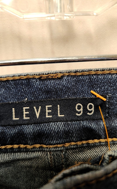 Level 99 Women's Size 29 (7-8) Blue Jeans